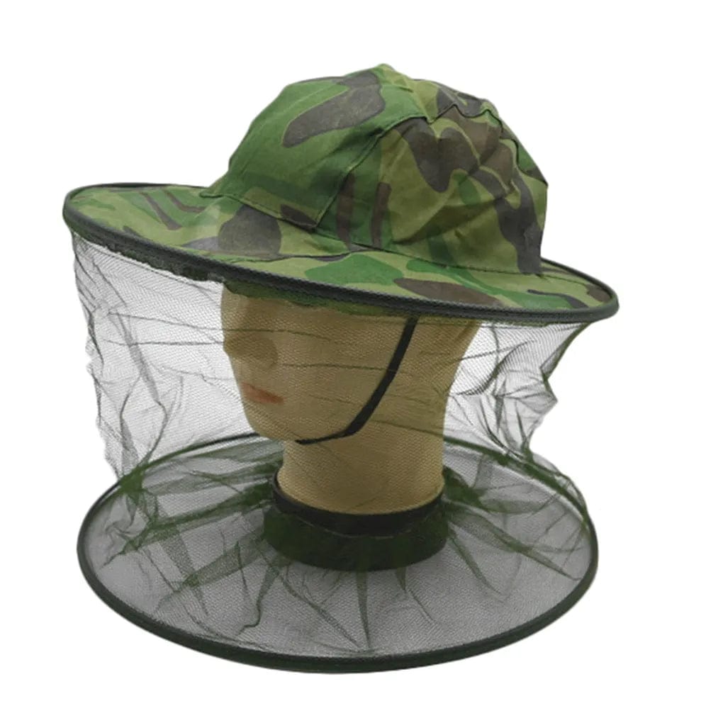 Moustiquaire as shown / spain Mosquito Head Face Protector Net Hat Insect Bugs Bee Proof Mesh Hat Outdoor Fishing Sun Cap Dropshipping