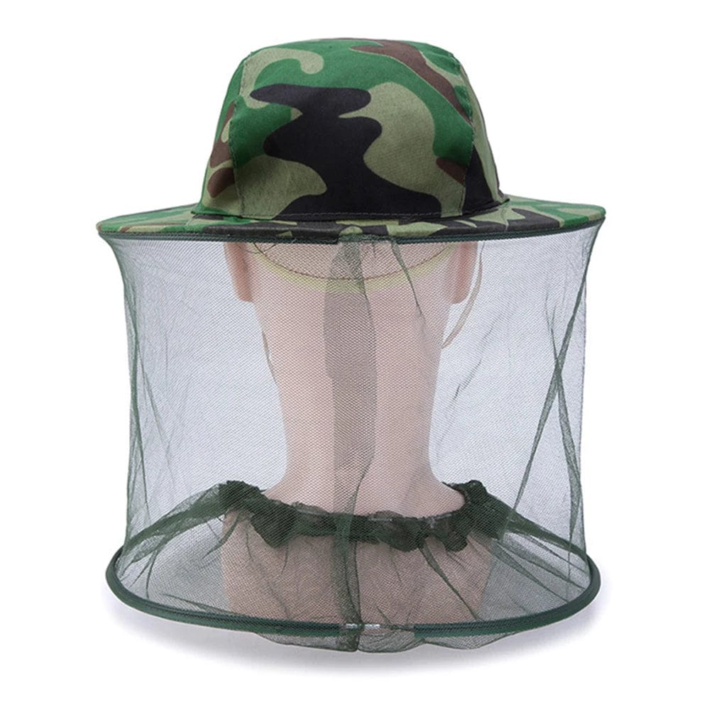 Moustiquaire as shown / spain Mosquito Head Face Protector Net Hat Insect Bugs Bee Proof Mesh Hat Outdoor Fishing Sun Cap Dropshipping